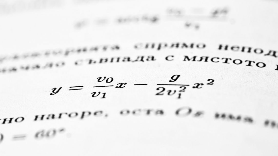 School science book close-up.